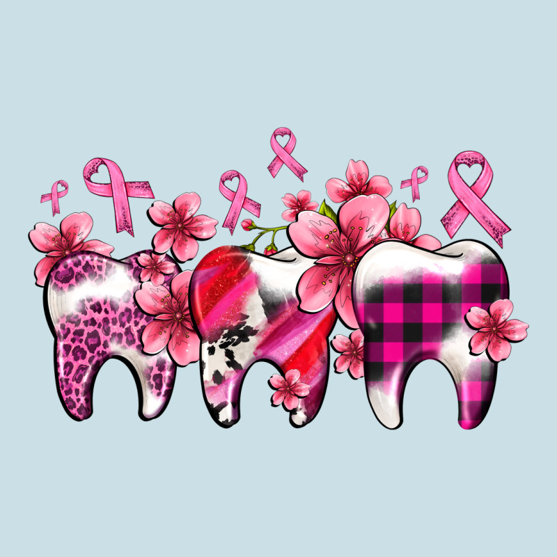 Cancer Ribbon With Teeth Ladies Tee by AdoDesignShop | Teevron