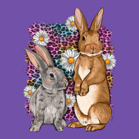 Bunnys Easter With Leopard Background Premium Sweatshirt | Teevron