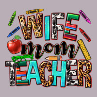 Wife Mom Teacher Vintage Tee | Teevron