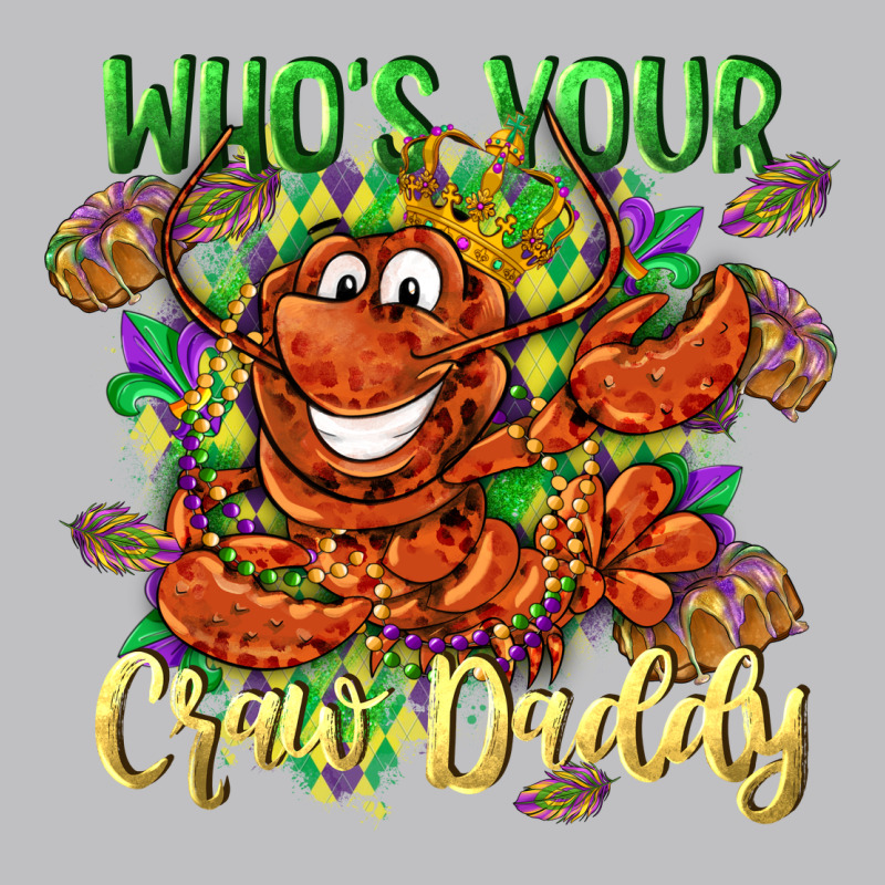 Who's Your Craw Daddy Mardi Gras Long Sleeve Tee by LillyAllenDesigns | Teevron