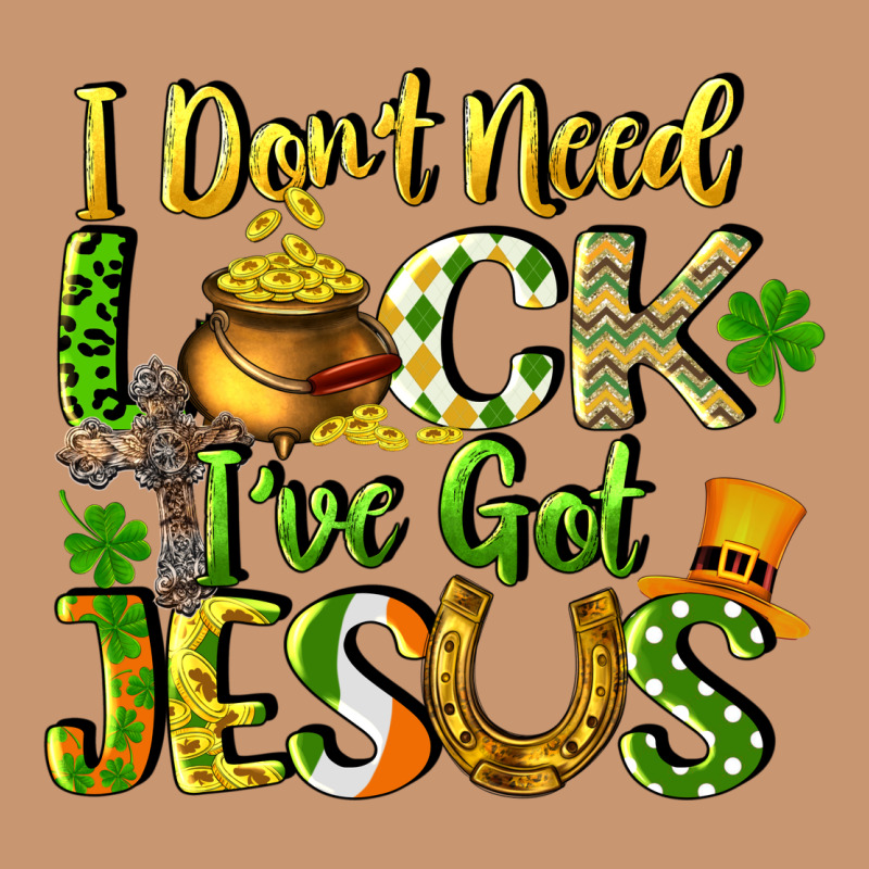 I Don't Need Luck I've Got Jesus Heavyweight Hoodie by CowGirlArtShop | Teevron