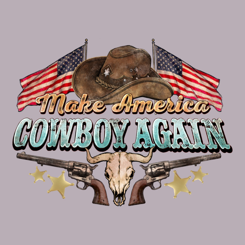 Make America Cowboy Again Vintage Tee by NancyCooperArtShop | Teevron