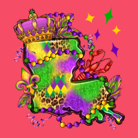 Louisiana Map Mardi Gras Olivia Premium Sweatshirt | Teevron