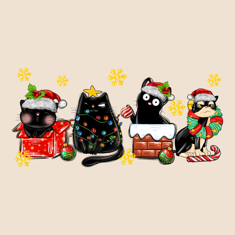 Christmas Cats Urban Heavy Tee by MaliasSmallBusiness | Teevron