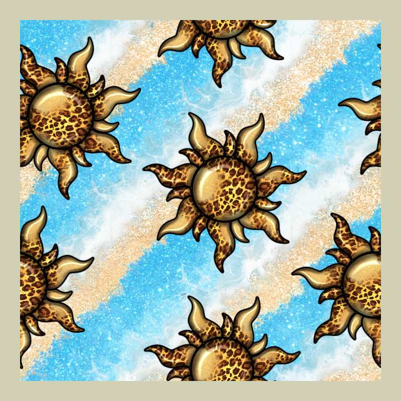 Leopard Sun Seamless Pattern Heavy Core Tee by BundleAndBundleShop | Teevron