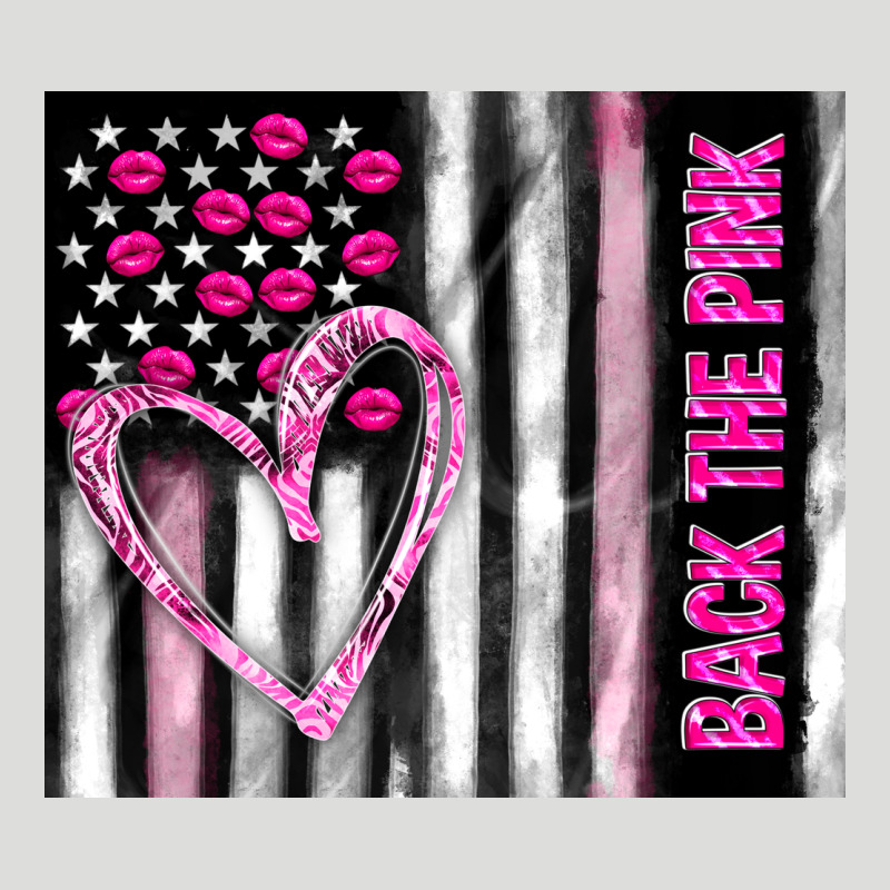 Back The Pink Zipper Hoodie by TumblerDesignByShophia | Teevron