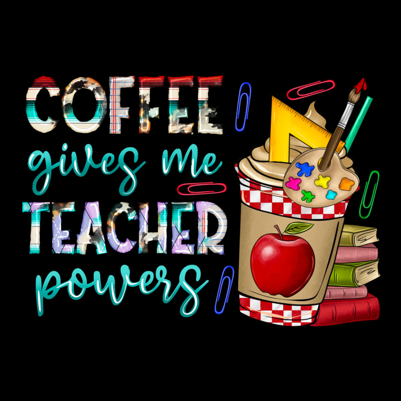 Coffee Gives Me Teacher Powers Urban Hoodie by CowhideDigitalArt | Teevron