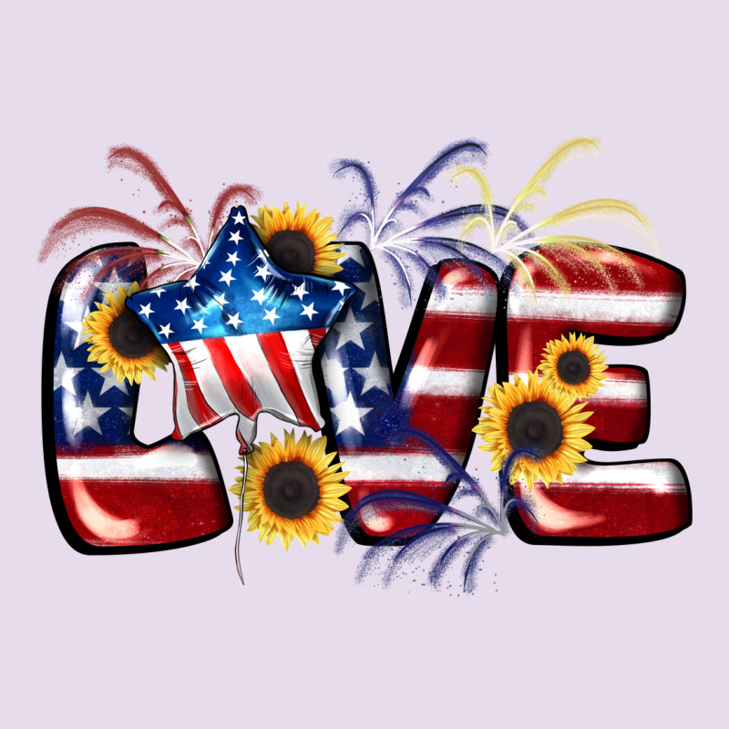 Love 4th Of July Premium Hoodie by CowGirlArtShop | Teevron