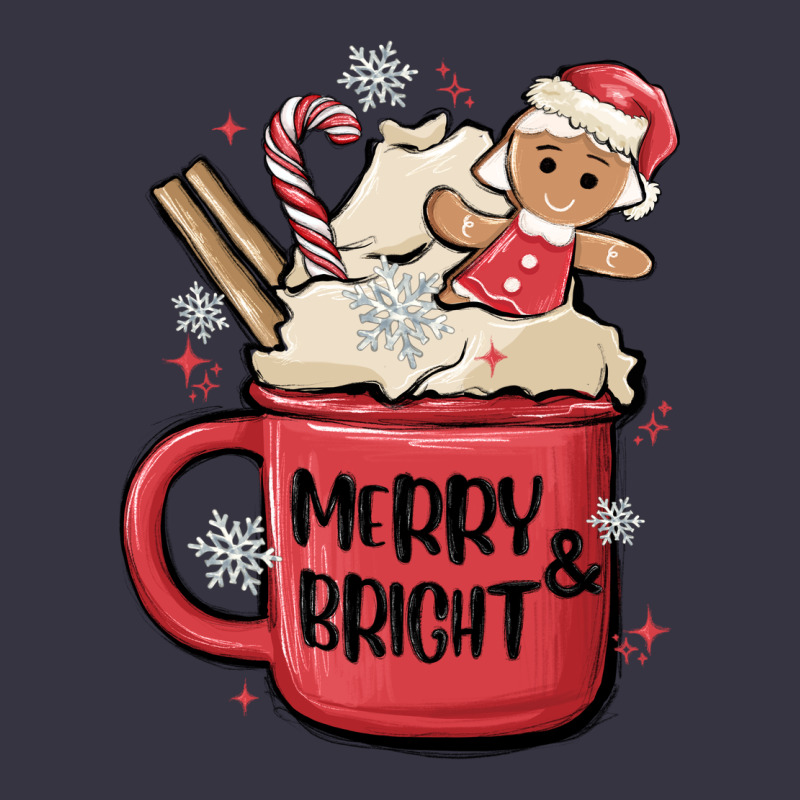 Merry And Bright Vintage Hoodie by MaliasSmallBusiness | Teevron