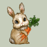 Happy Easter With Bunny And Carrot Ladies Tee | Teevron