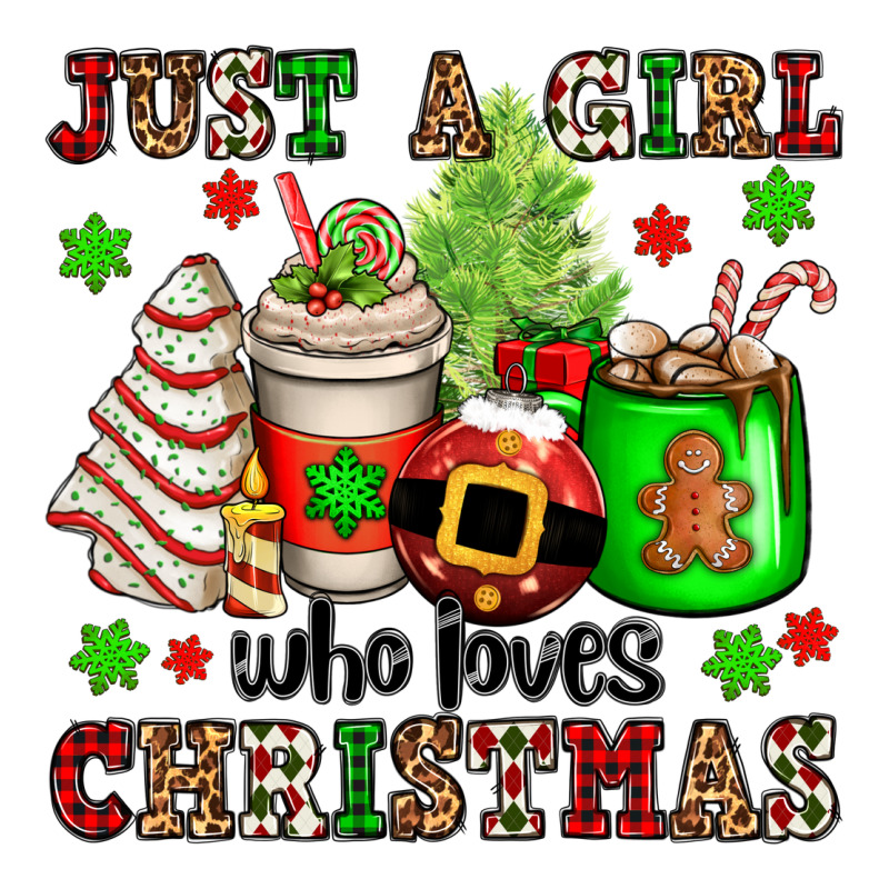 Just A Girl Who Loves Christmas Premium Sweatshirt by OliviaCreatesArt | Teevron