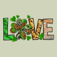 St. Patrick's Love Luck With Clover Heavyweight Hoodie | Teevron