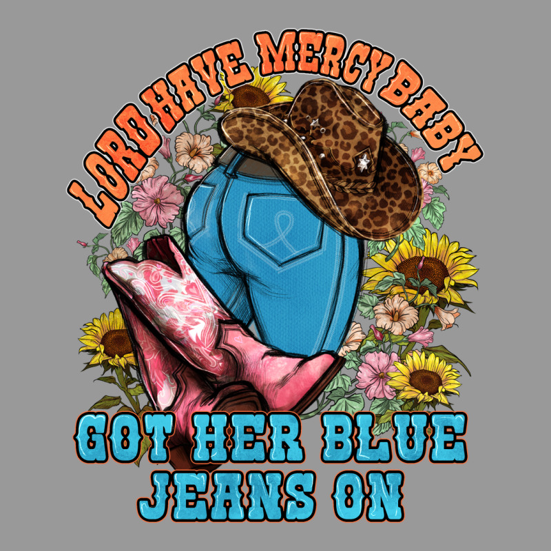 Lord Have Mercy Baby Got Her Blue Jeans On Vintage Hoodie by NancyCooperArtShop | Teevron