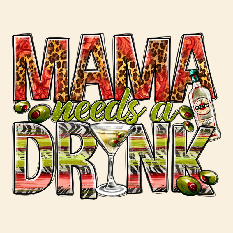 Mama Needs A Drink Vintage Hoodie by NancyCooperArtShop | Teevron