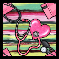 Nurse Stethoscope Seamless Pattern Heavy Core Tee | Teevron