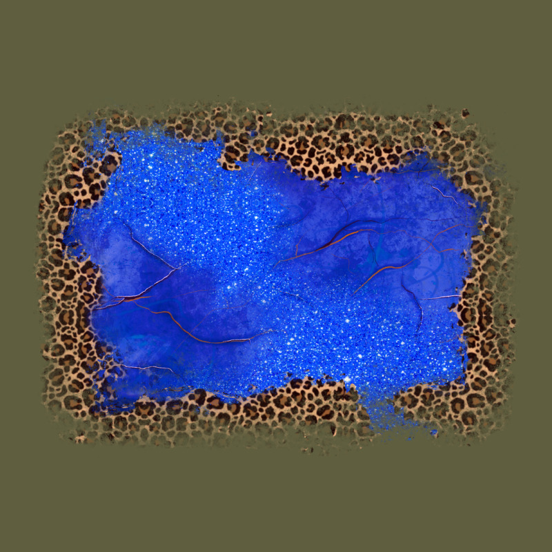 Gemstone Blue Leopard Background Vintage Tee by JahusDesignShop | Teevron