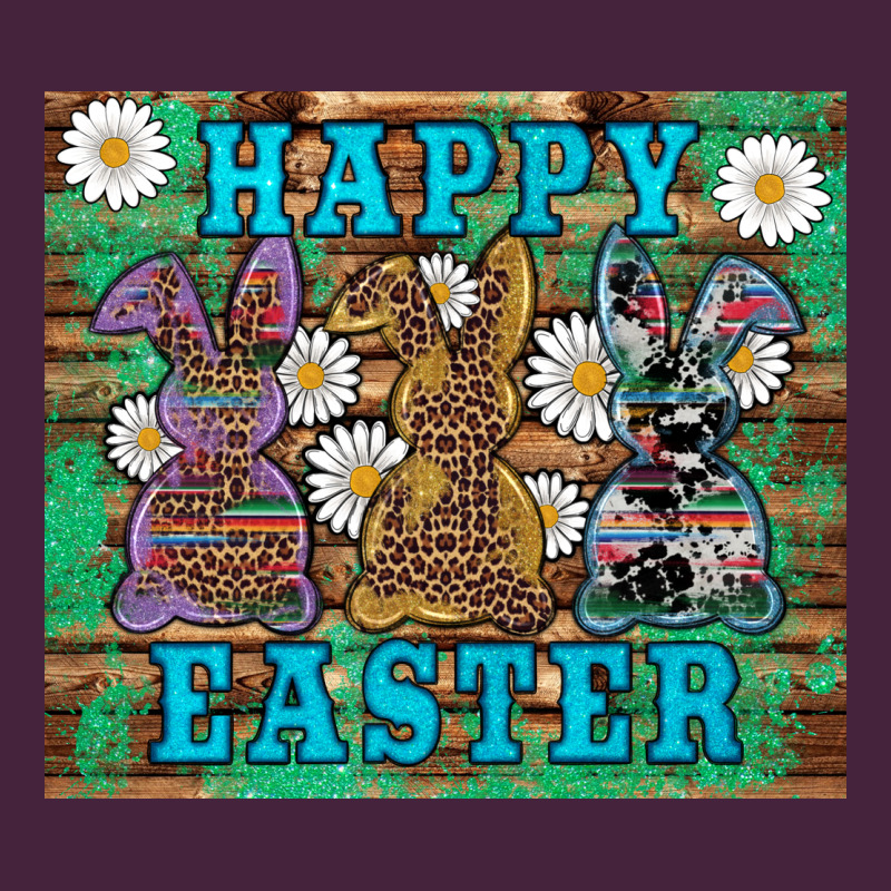 Easter Happy Easter Western Bunnies Daisies Premium Tee by Artiststas | Teevron