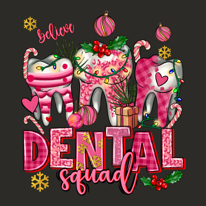 Pink Christmas Teeth Dental Squad Heavy Core Tee by AdoDesignShop | Teevron
