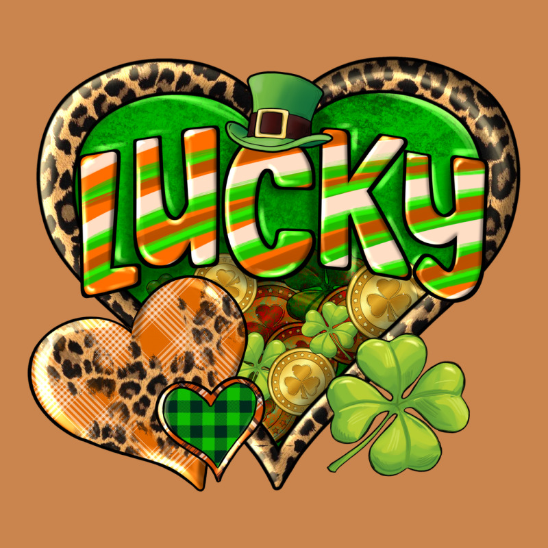Lucky Heart St. Patrick's Day Heavyweight Hoodie by CowGirlArtShop | Teevron