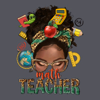 Math Teacher Life Afro Messy Bun Vintage Hoodie | Teevron