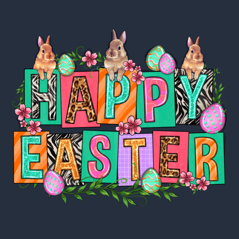Happy Easter With Plate Letters Easter Day Zipper Hoodie by HowdyJamesFarm | Teevron