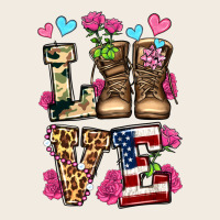 Love Valentine's Day Army Boots Olivia Premium Sweatshirt | Teevron