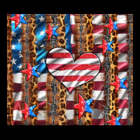 Western Usa Flag Heart And Stars Tumbler Ladies Tee | Teevron