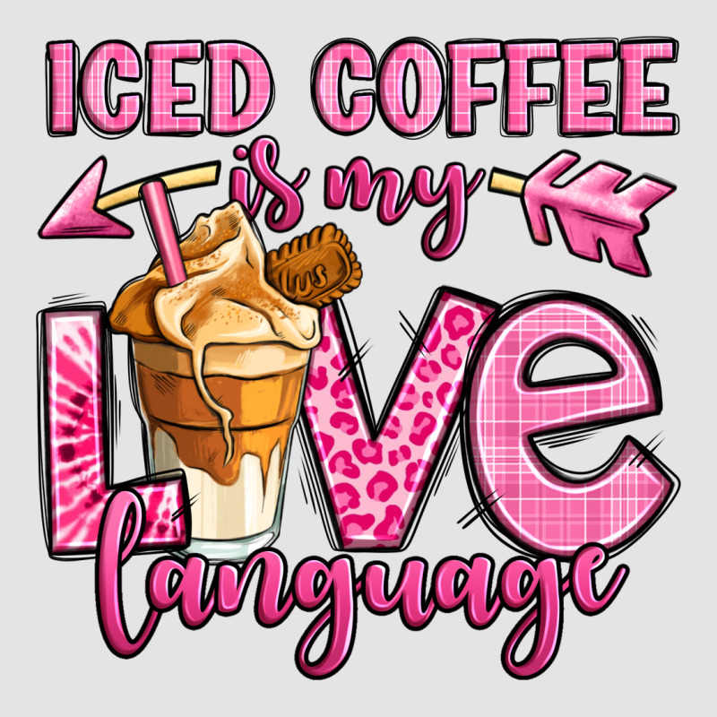 Iced Coffee Is My Love Language Premium Sweatshirt by OliviaCreatesArt | Teevron