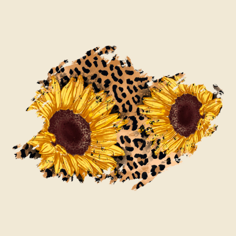 Sunflower Leopard Patch Premium Tee by AdoDesignShop | Teevron