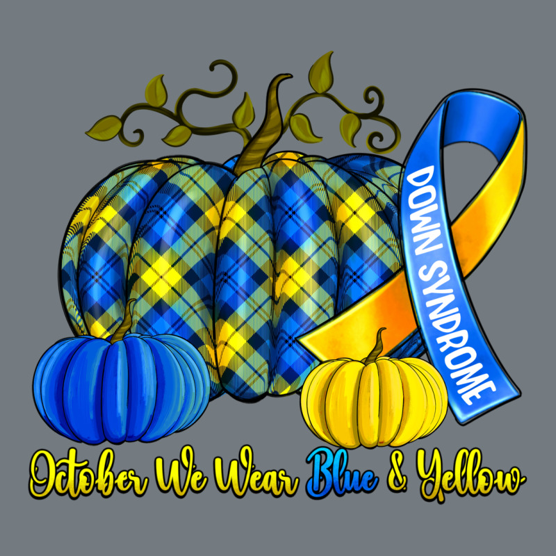 October We Wear Blue And Yellow With Pumpkins Heavyweight Sweatshirt by Artiststas | Teevron