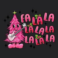 Pink Christmas Fa La La Vintage Tee | Teevron