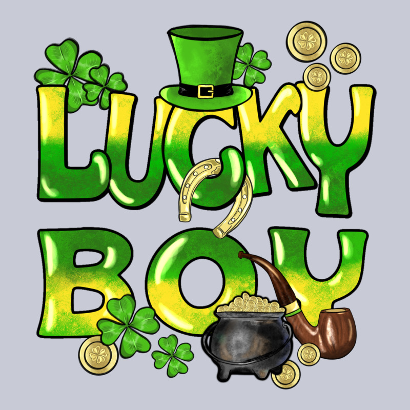 Lucky Boy St. Patrick's Day Heavyweight Hoodie by HowdyJamesFarm | Teevron