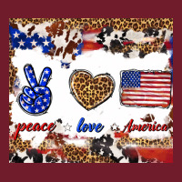 Peace Love America Zipper Hoodie | Teevron