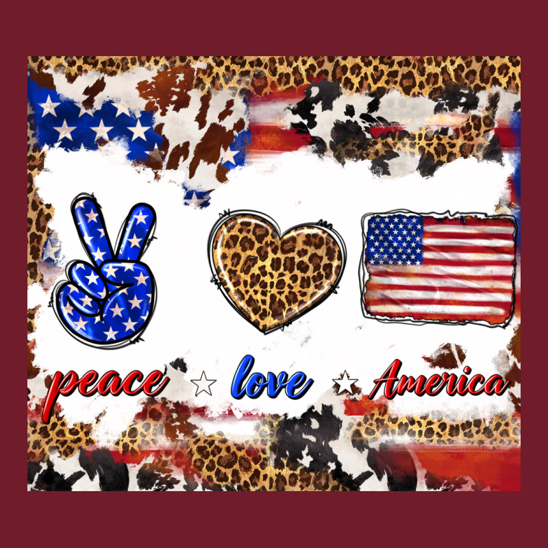 Peace Love America Zipper Hoodie by TumblerDesignByShophia | Teevron