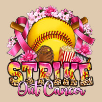 Strike Out Cancer Softball Heavyweight Sweatshirt | Teevron