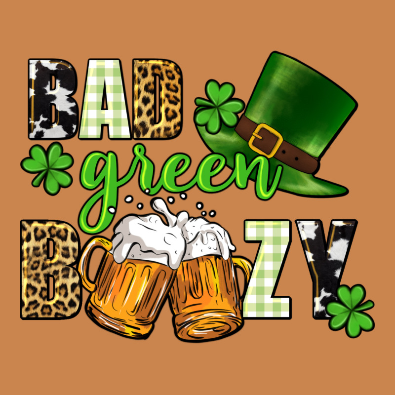 Bad Green Boozy St. Patrick's Day Heavyweight Hoodie by CowGirlArtShop | Teevron