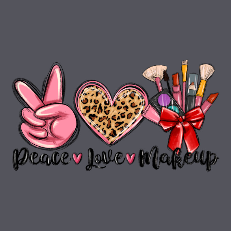 Peace Love Makeup Vintage Hoodie by MaliasSmallBusiness | Teevron