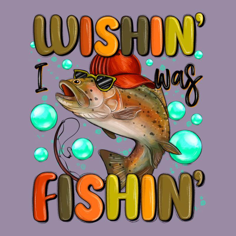 Wishing I Was Fishing Classic Tee by MaliasSmallBusiness | Teevron