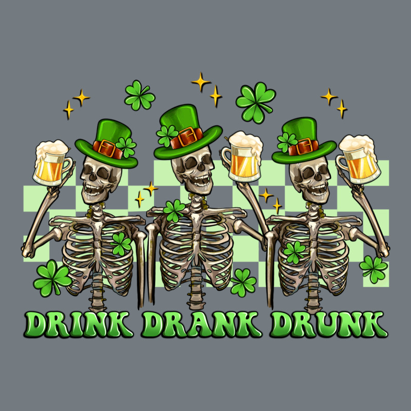 St. Patrick's Day Skeletons Drink Drank Drunk Heavyweight Sweatshirt by Artiststas | Teevron