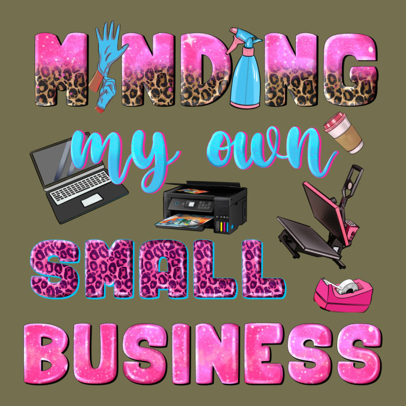 Mind My Own Small Business Vintage Hoodie by NancyCooperArtShop | Teevron