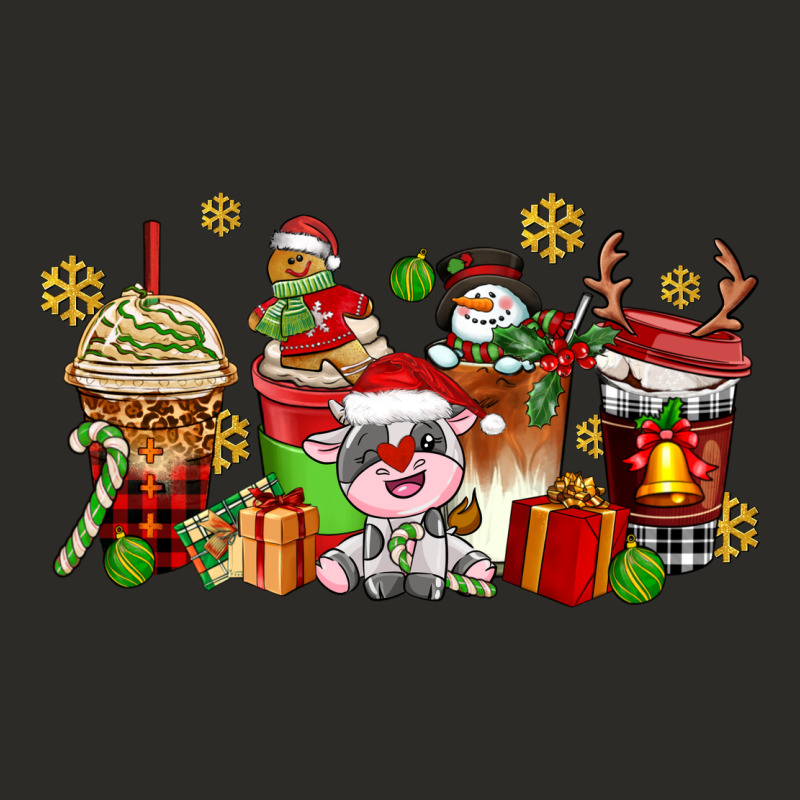 Christmas Cow Coffee Cups Heavy Core Tee by AdoDesignShop | Teevron
