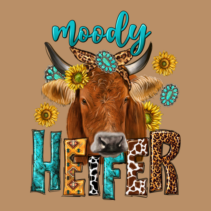 Moody Cow Vintage Hoodie by NancyCooperArtShop | Teevron