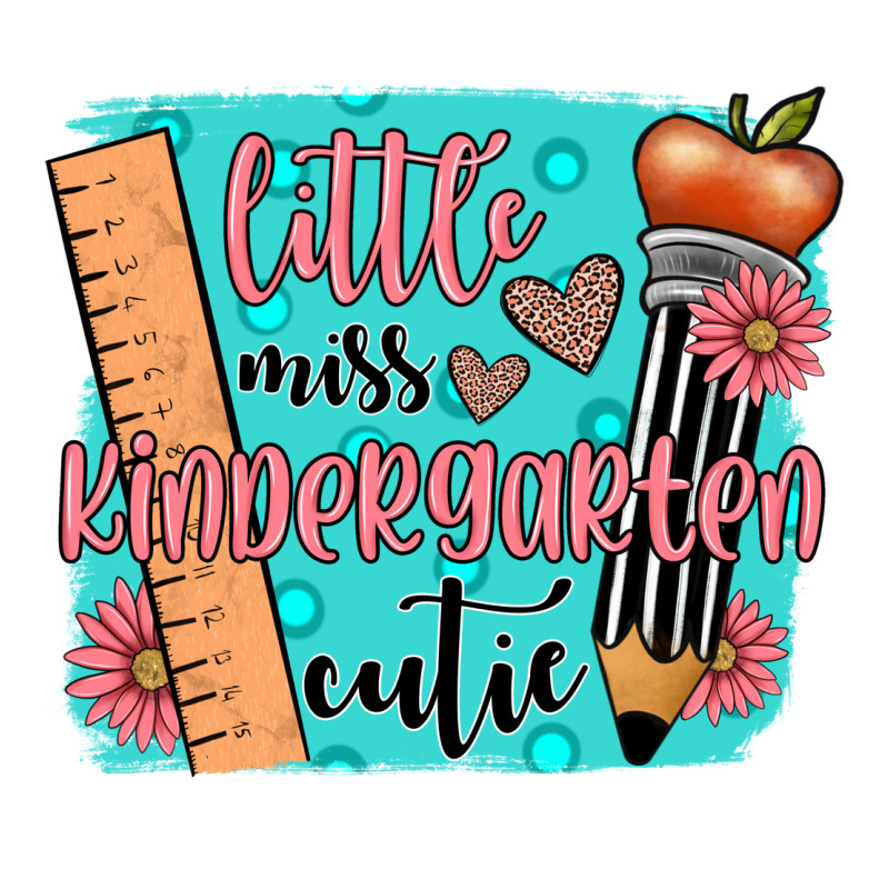 Little Miss Kindergarten Cutie Ladies Tee by JahusDesignShop | Teevron