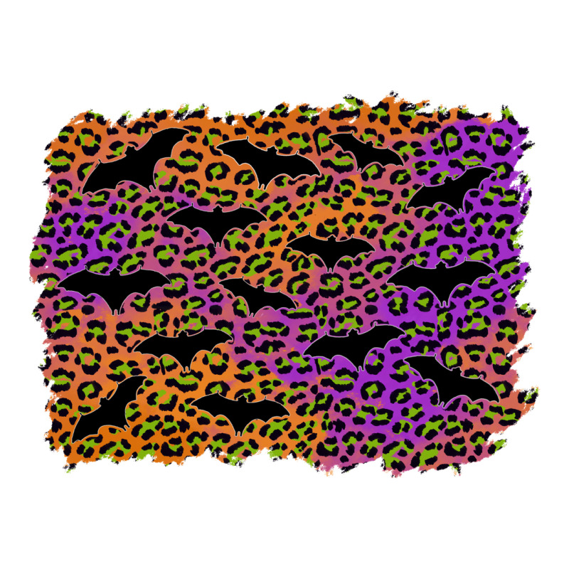 Halloween Leopard Bat Background Premium Tee by AdoDesignShop | Teevron