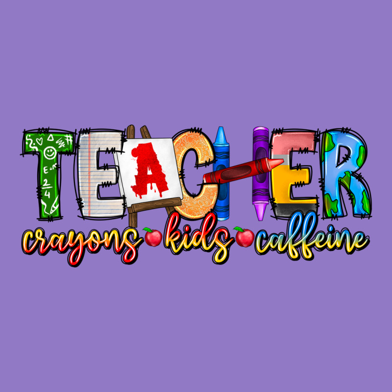 Teacher Cryons Kids Caffeine Urban Hoodie by CowhideDigitalArt | Teevron