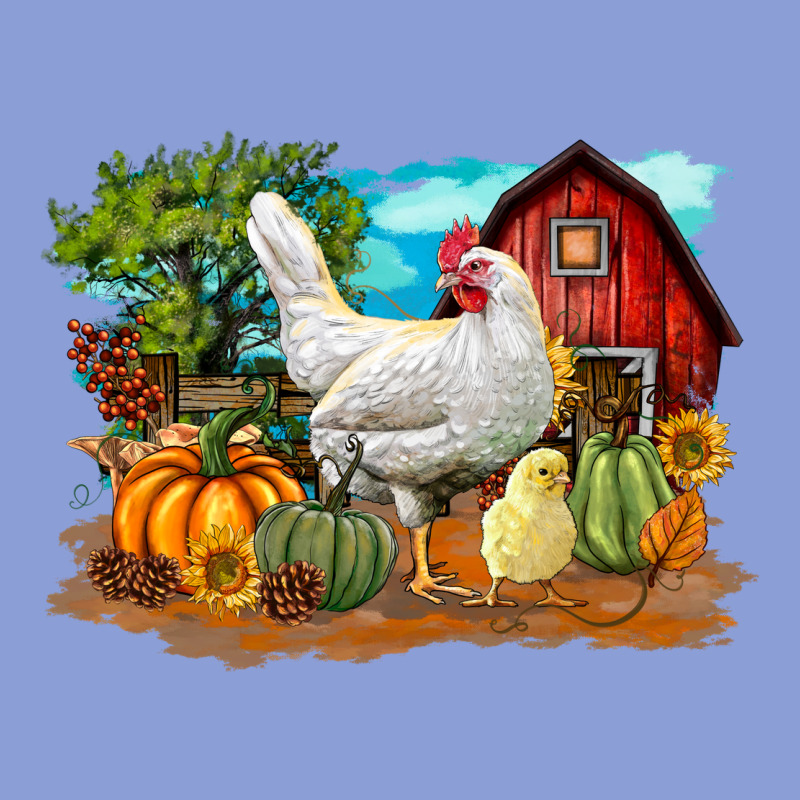 Fall Chicken Long Sleeve Tee by LillyAllenDesigns | Teevron