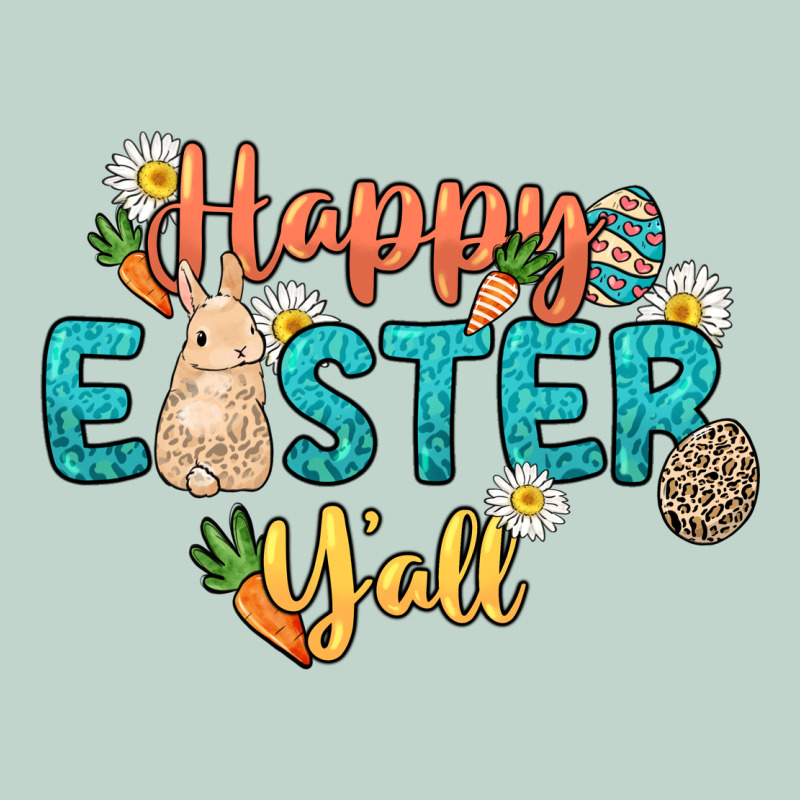 Happy Easter Y'all Easter Day Zipper Hoodie by HowdyJamesFarm | Teevron