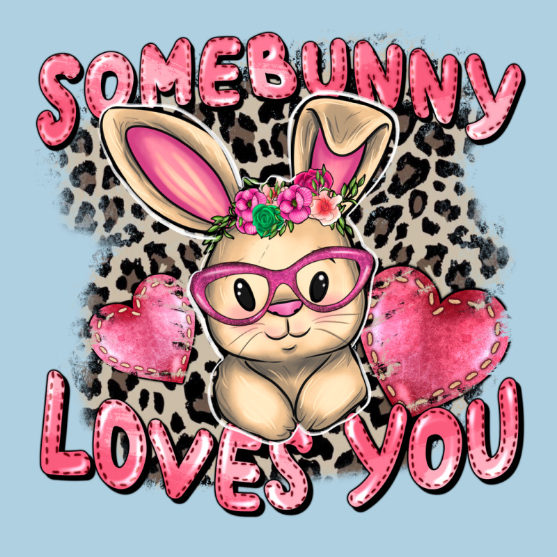 Somebunny Loves You Easter Day Premium Hoodie by CowGirlArtShop | Teevron