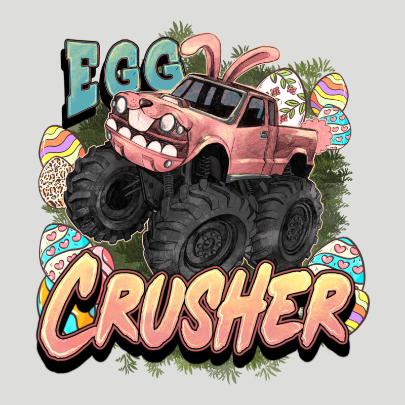 Egg Crusher Easter Truck Easter Day Zipper Hoodie by HowdyJamesFarm | Teevron