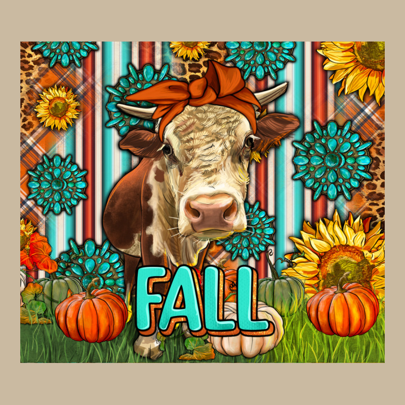 Western Fall Cow Long Sleeve Tee by LillyAllenDesigns | Teevron